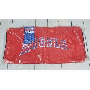Vintage MLB Angels Anaheim Baseball Team Gym Duffle Bag Sealed Frazee Paint Red